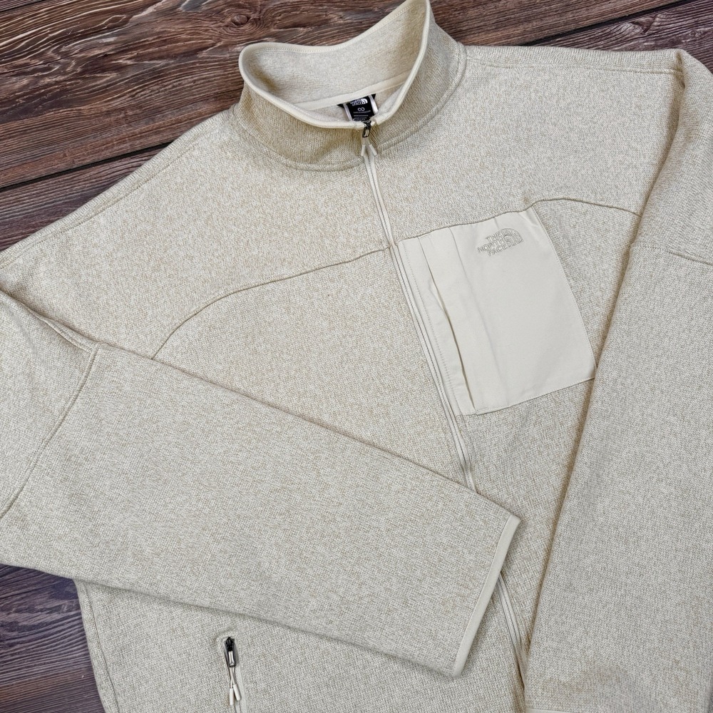 North Face‎ Mens Front Range Full Zip Fleece Jacket Gravel Heather Size 2XL NEW